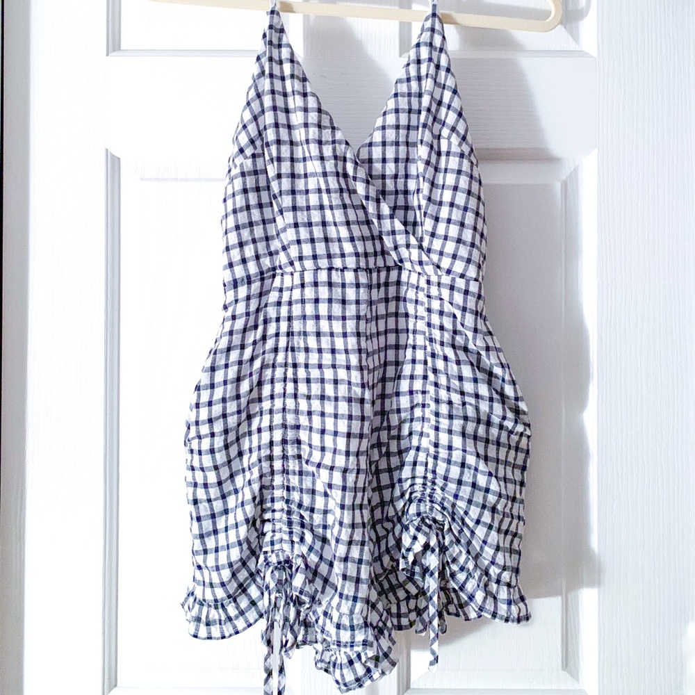 Gingham Romper